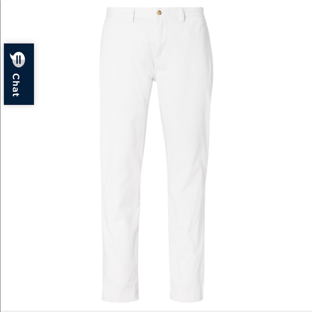 Polo Ralph Lauren White Chino Pants, 32/32